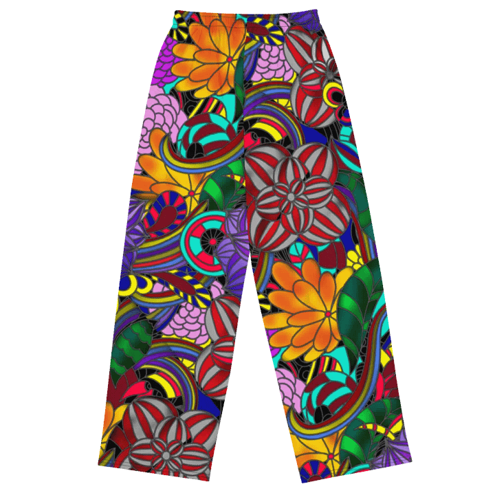 Flowers and Rainbows Wideleg Pants product image (1)