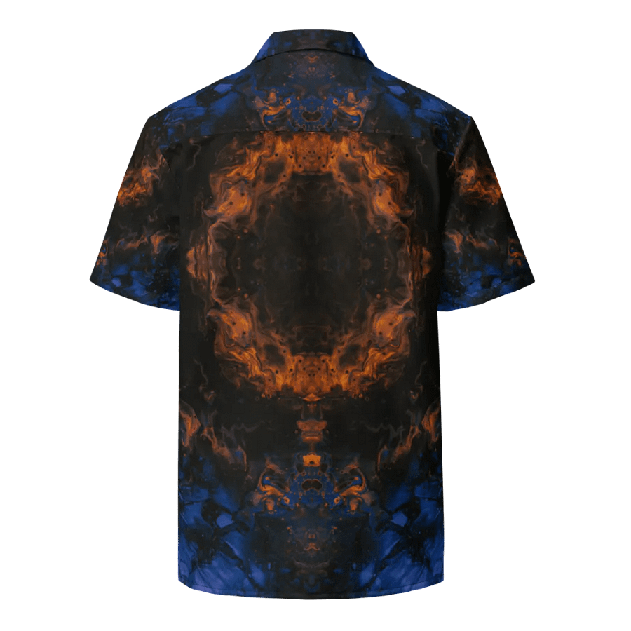 blue and orange flames product image (2)