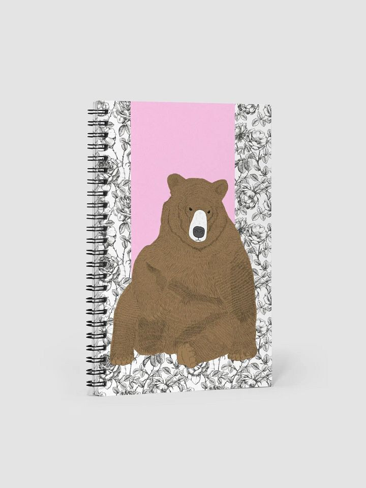 Lazy Bear Spiral Notebook product image (1)