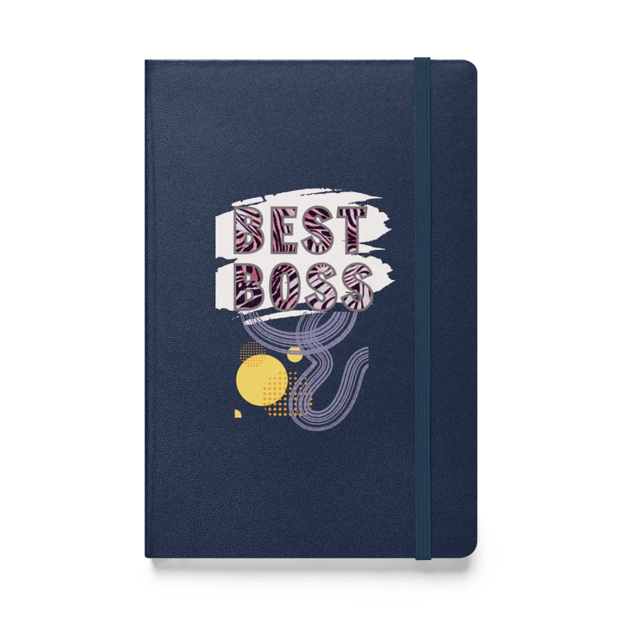 Boss Vibes Hardcover Notebook Christmas birthday gift product image (1)