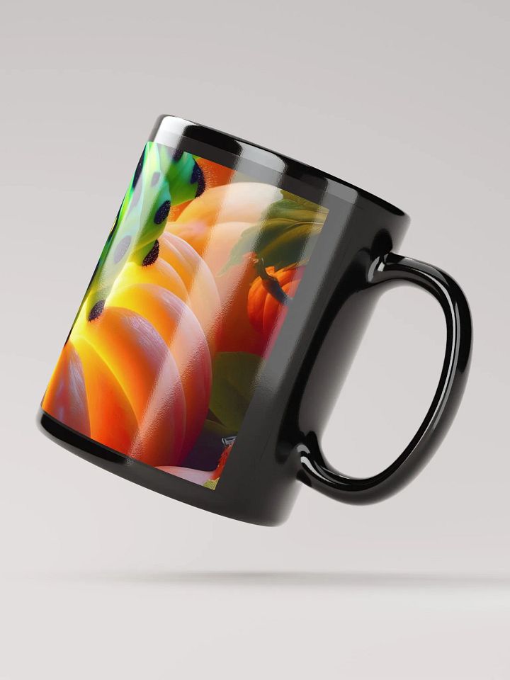 Luminous Caterpillar Black Glossy Mug product image (3)