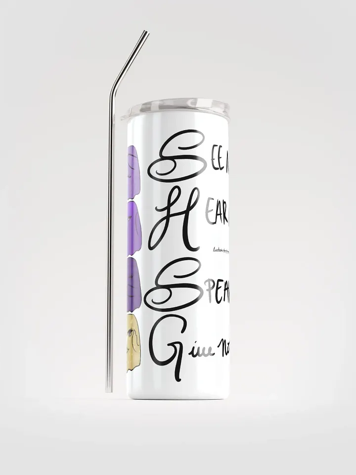 See No Evil Ghostie Tumbler product image (1)