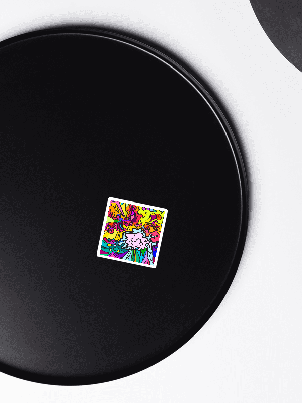 Vibrant Chaos: Die-Cut Magnet Set - Wave at Sunset product image (7)