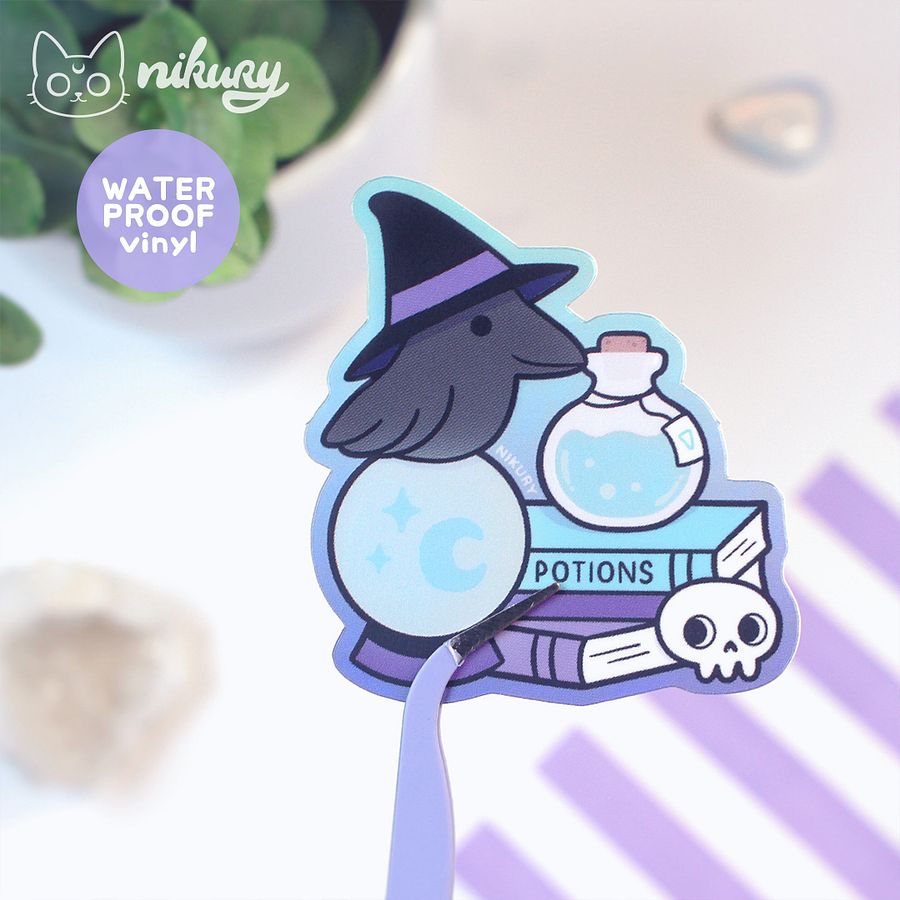 Holographic Matt Raven Sticker product image (2)