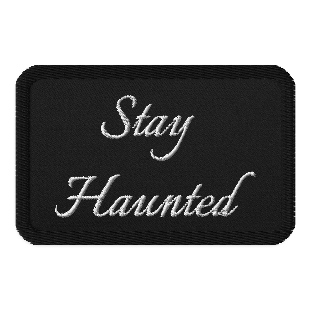 Stay Haunted Patch - Cursive product image (1)