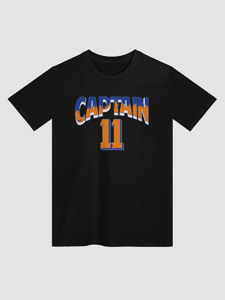 Captain 11 NYC Skyline Premium Black Cotton T-Shirt product image (1)