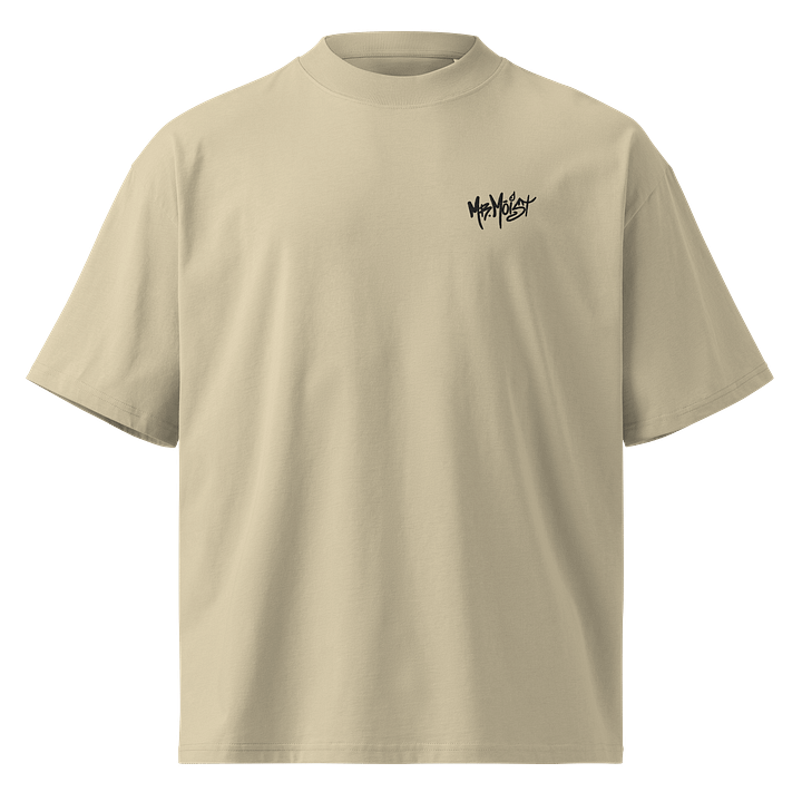 Oversized Mr Moist Black Graffiti Embroidery product image (5)