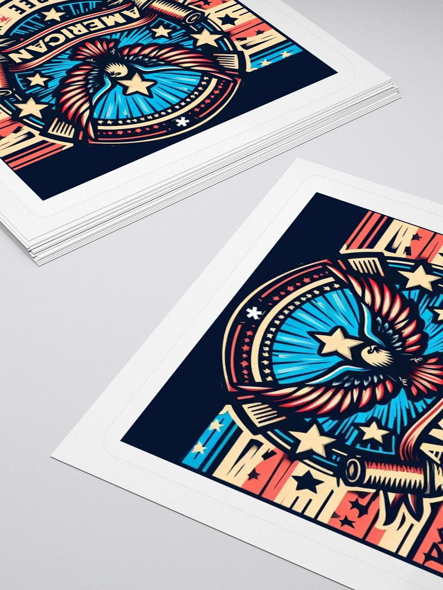 American Pride Eagle Kiss Cut Stickers product image (11)