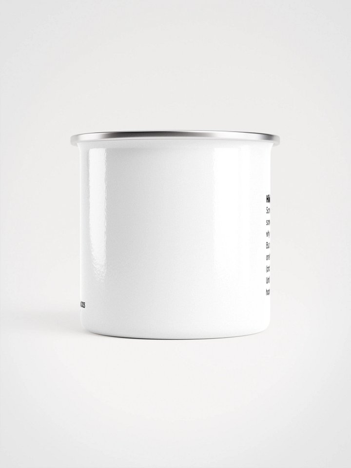 Hiking is like dating - Enamel Mug product image (2)