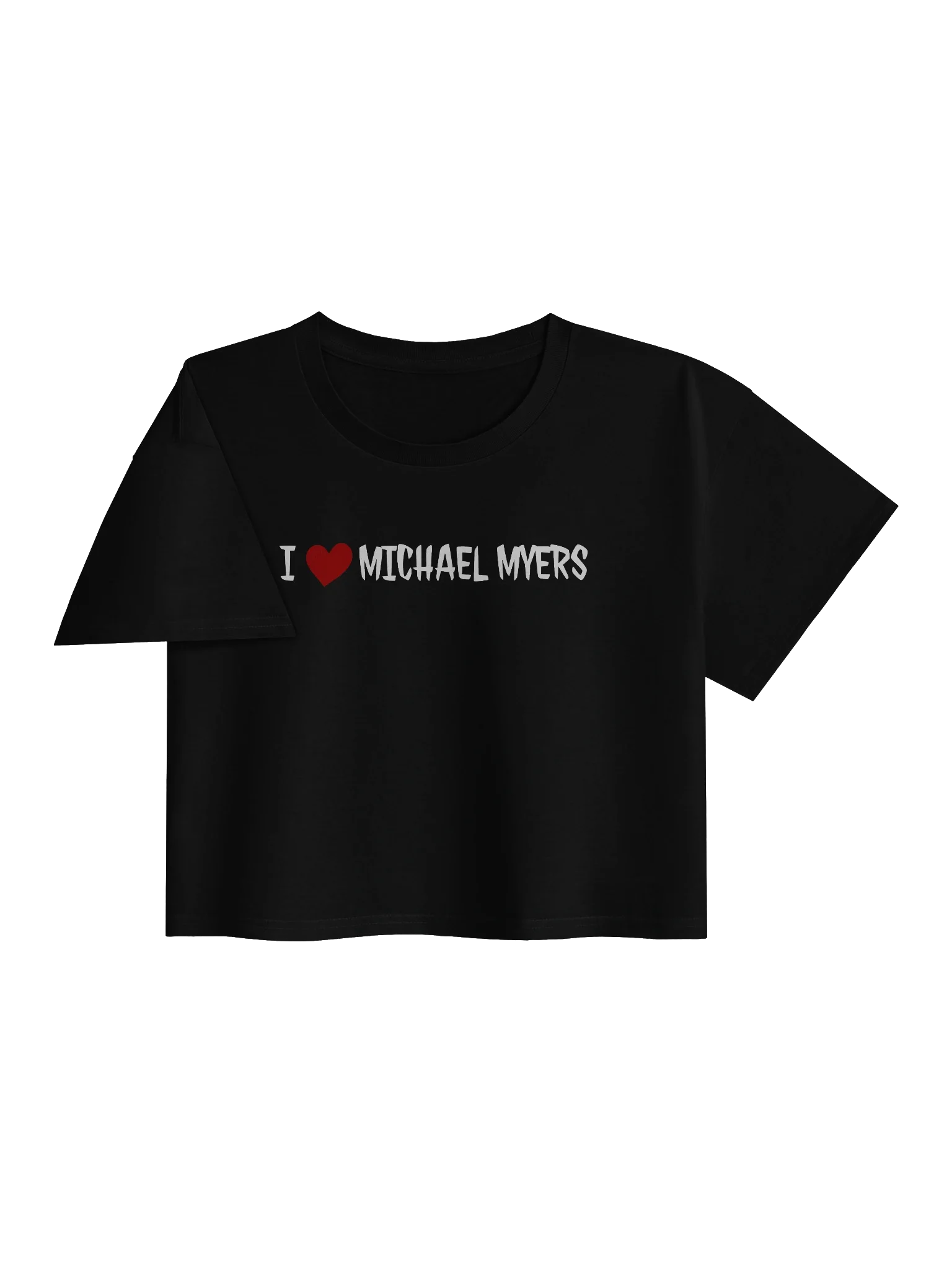 I ❤️ Michael Myers Crop Top product image (3)