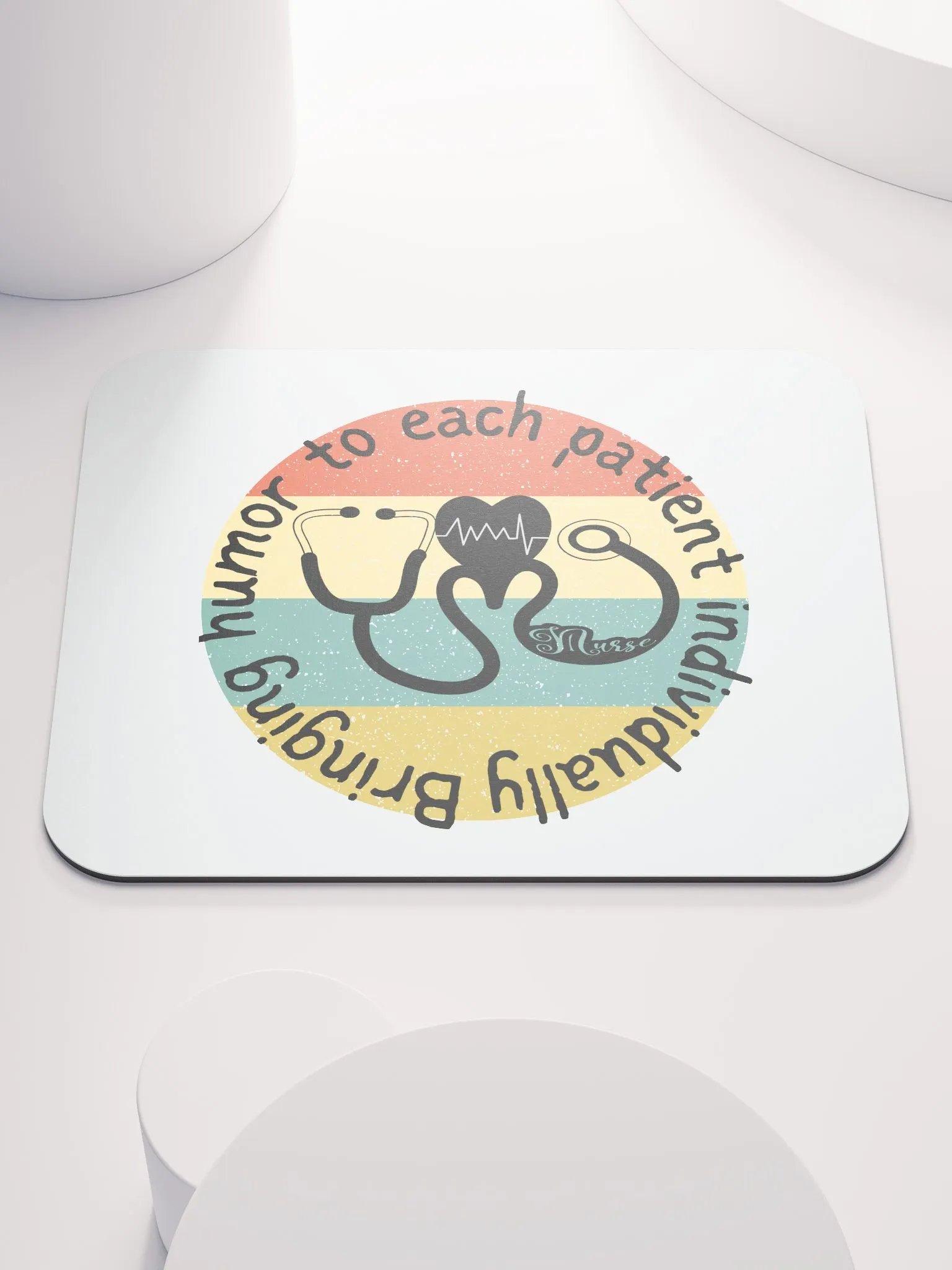 Bringing humor to each patient individually Mouse Pad product image (1)