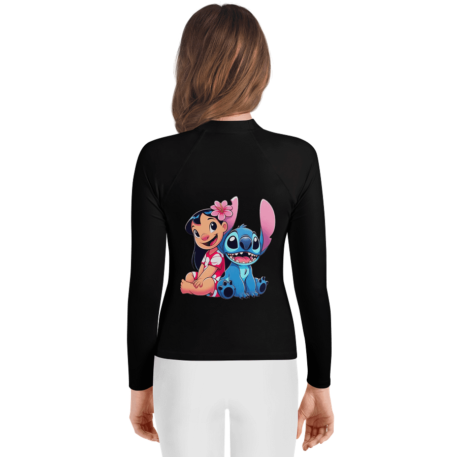 Personalizable Lilo & Stitch Youth Rash Guard product image (2)