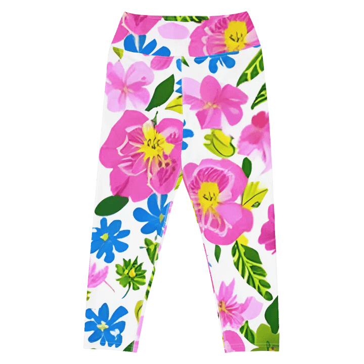 Floral Fusion Capri Leggings product image (2)