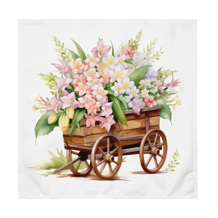 Blossom Cart Cloth Napkin Set (4) product image (1)