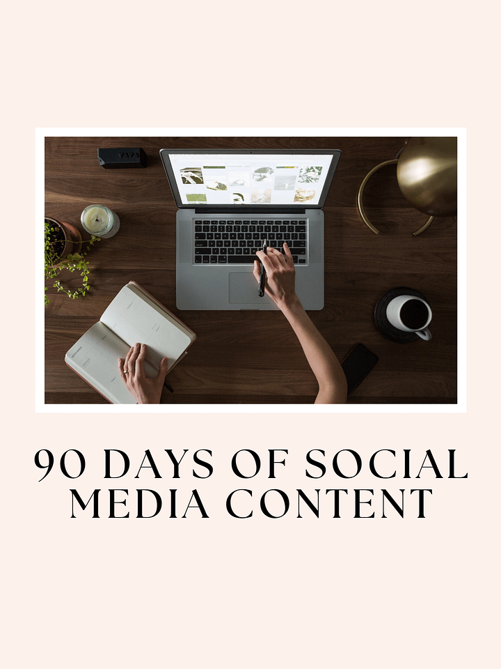 90 DAYS OF SOCIAL CONTENT product image (1)