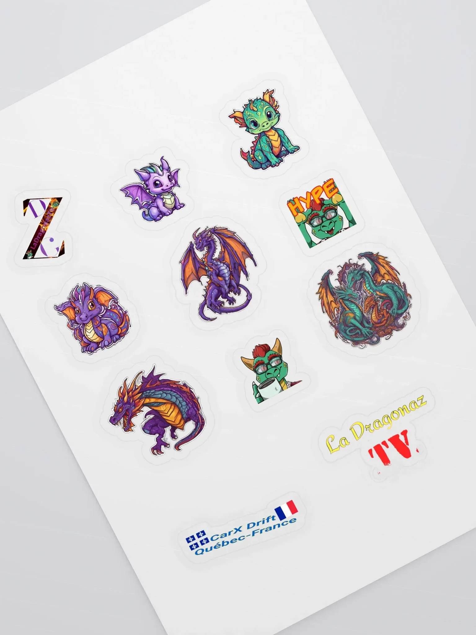 Autocollant LaDragonazTv/ LaDragonazTv Sticker product image (1)