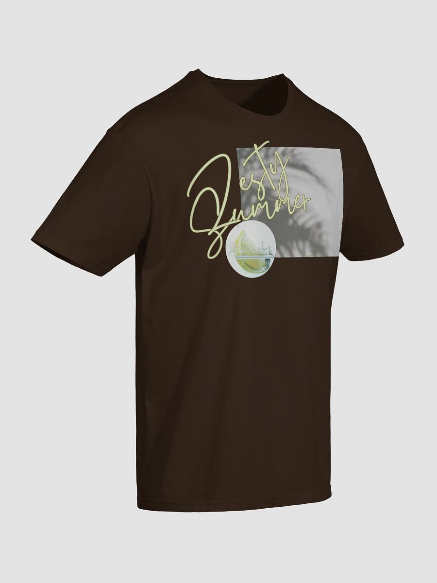 Zesty Summer T-Shirt – Citrus Splash & Calm Palm Shadow [Men’s] product image (66)