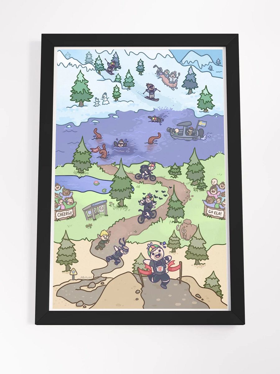 The Journey to Swe Classic Framed Art product image (7)