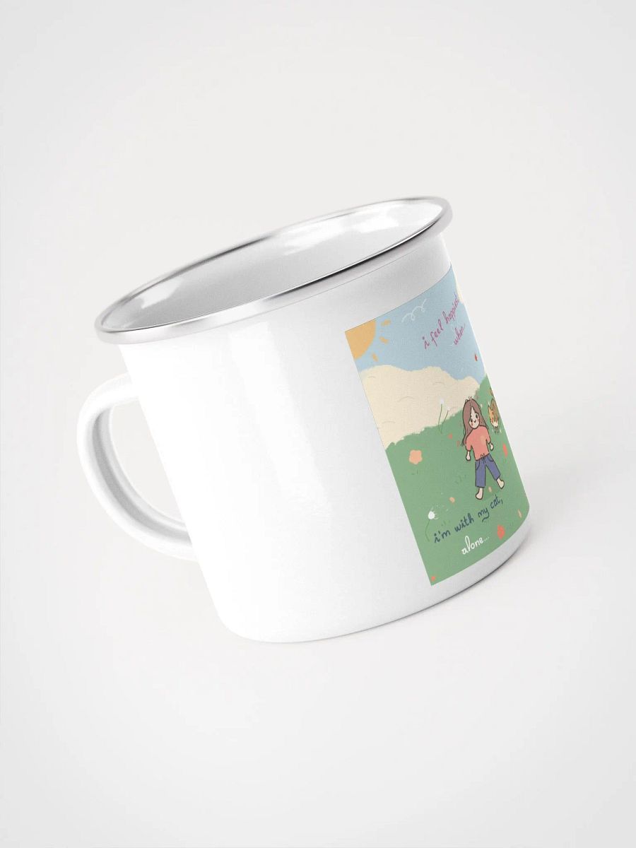 A LOVELY DAY Enamel Mug product image (4)