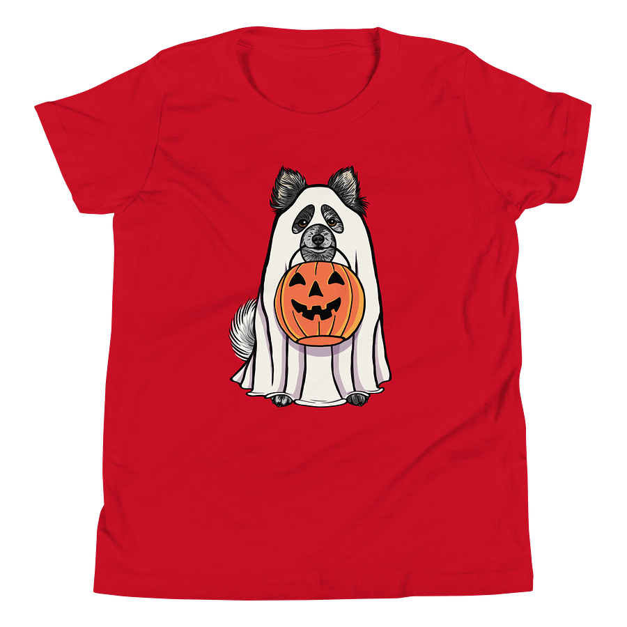 Halloween Pomeranian(Blue Merle) Youth T-Shirt product image (5)