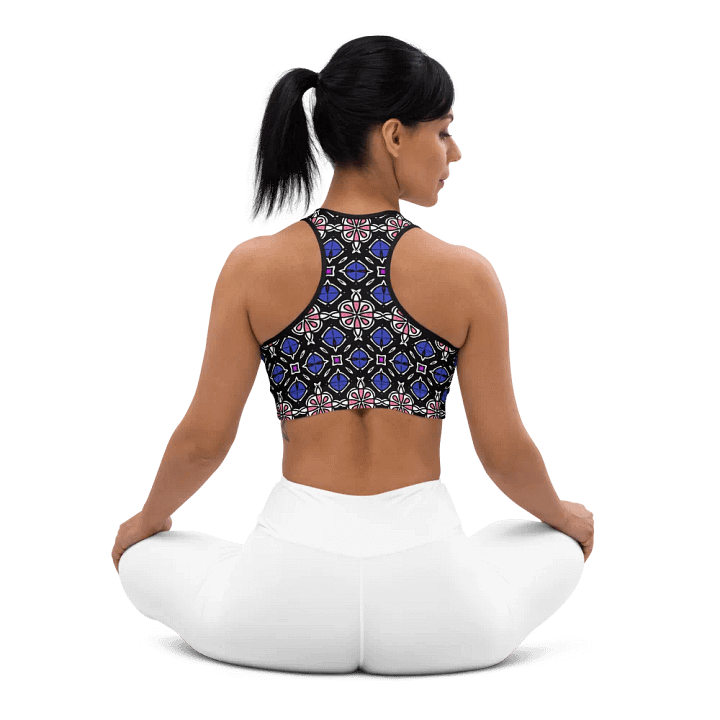 Gender Fluid Abstract (2) - Padded Sports Bra product image (2)