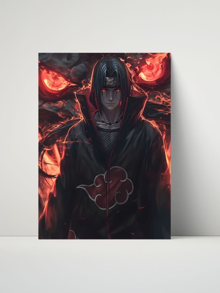 Naruto – Itachi Infernal Presence – 8x10 Metal Print product image (1)