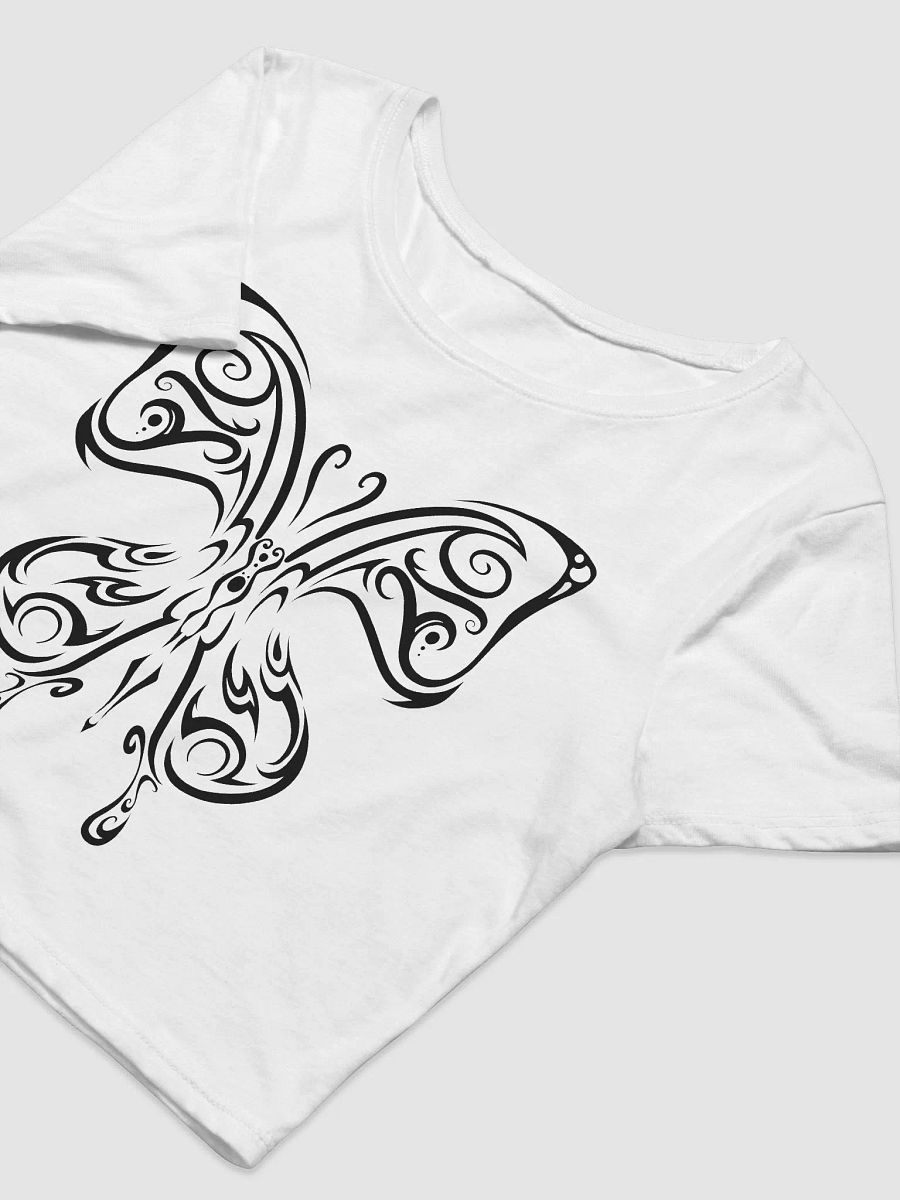 Chou Tattoo Crop Top (Black and White) product image (5)