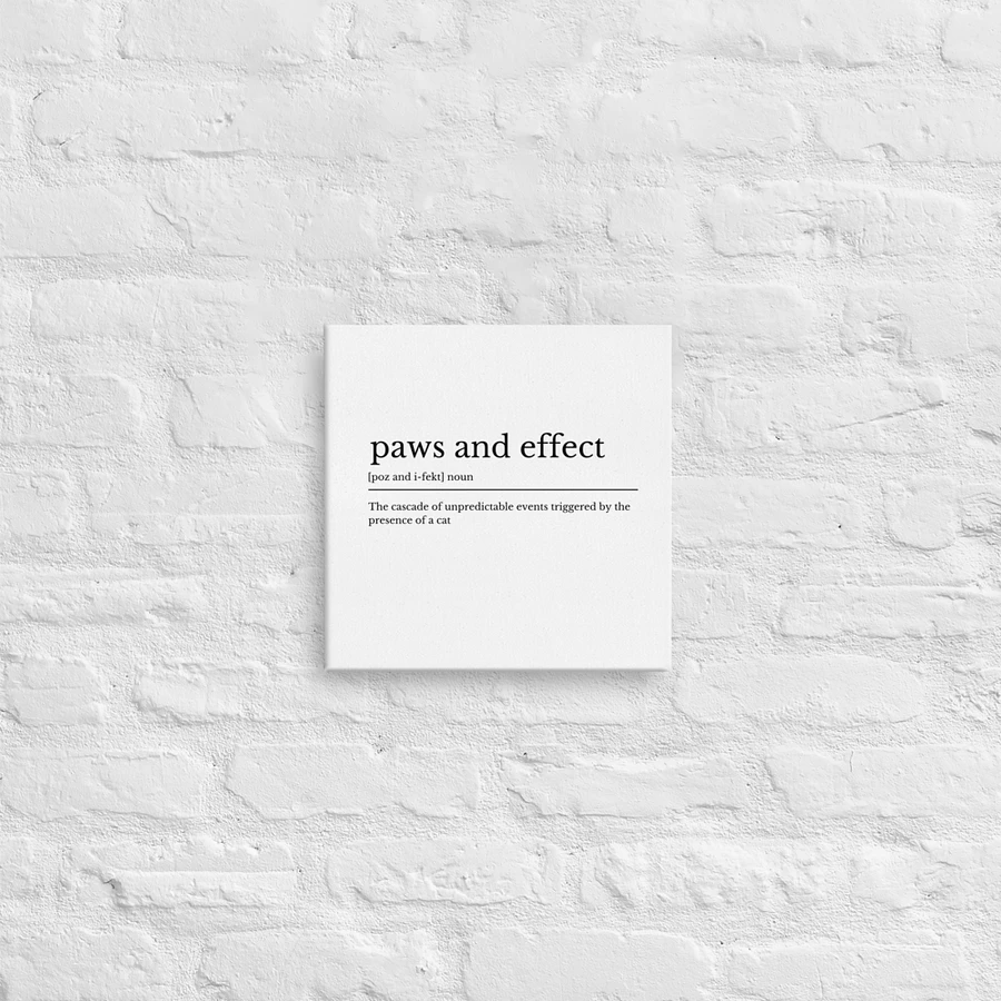 Canvas (in): Paws and Effect product image (12)