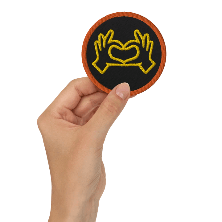 Love Gesture Embroidered Patch product image (3)