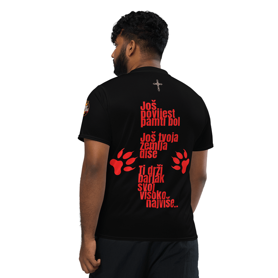 Bleiburg Thompson Shield Unisex Sports Jersey product image (3)
