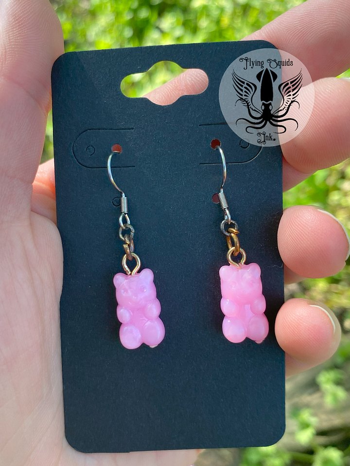 Earring- Gummy Bear Pink product image (1)