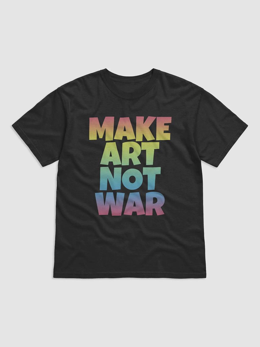MAKE ART NOT WAR T-SHIRT product image (1)