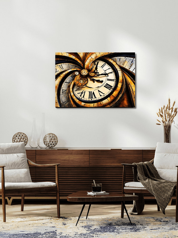 Time Confusion-8 | Canvas Artistic Wall Painting product image (2)
