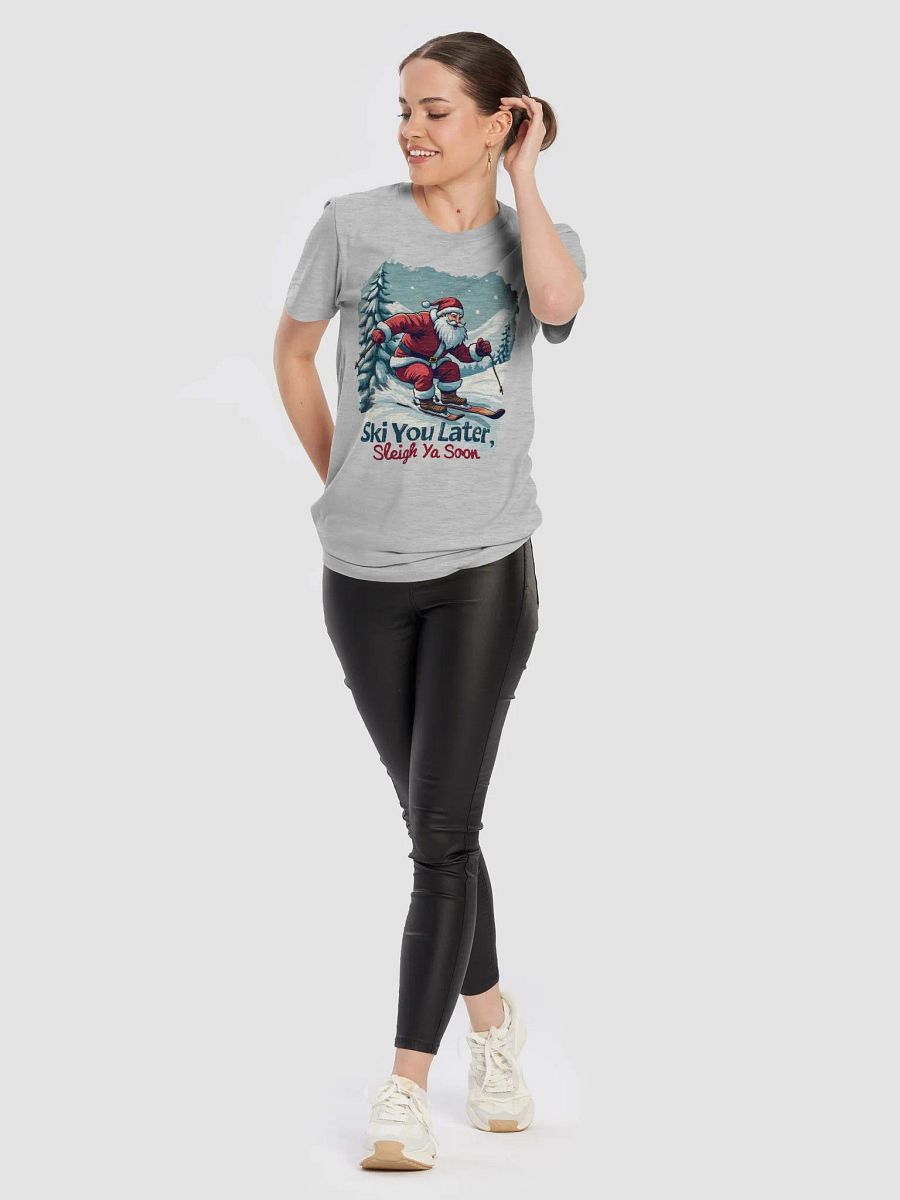 Ski You Later Santa T-Shirt product image (1)