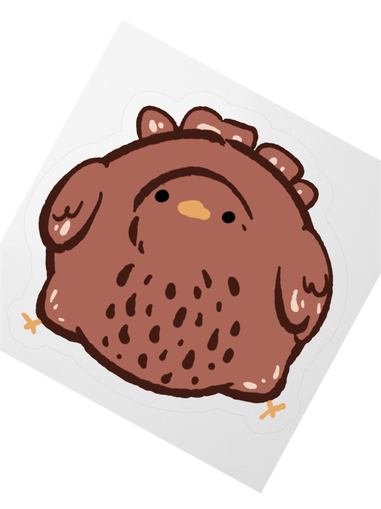 Nuna's chicken "bORB" sticker product image (1)