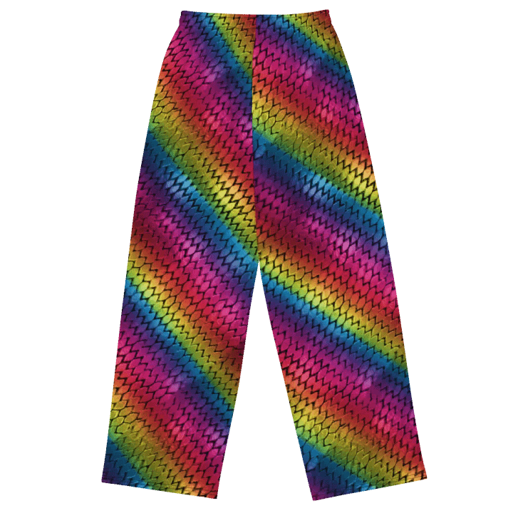 Rainbow Dragon Scales Wideleg Pants product image (1)