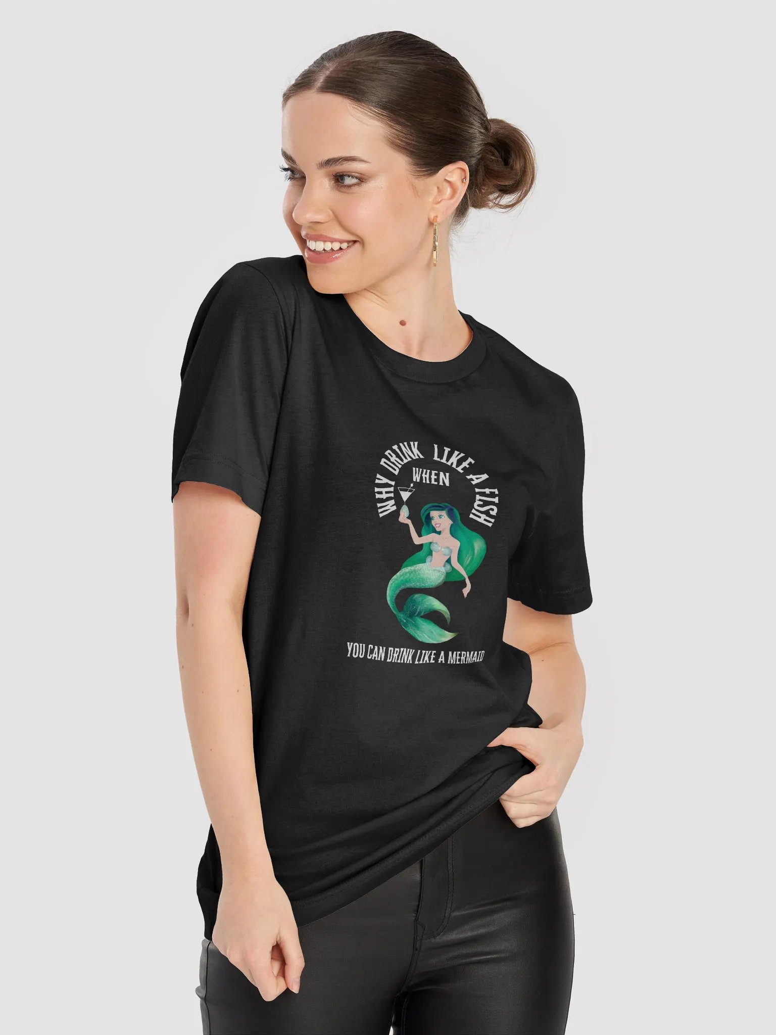 Drink Like A Mermaid T-Shirt product image (8)
