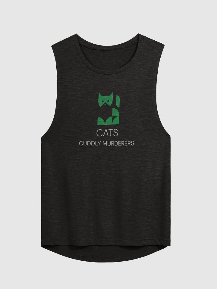 Geometric Cat Graphic Muscle Tank product image (1)