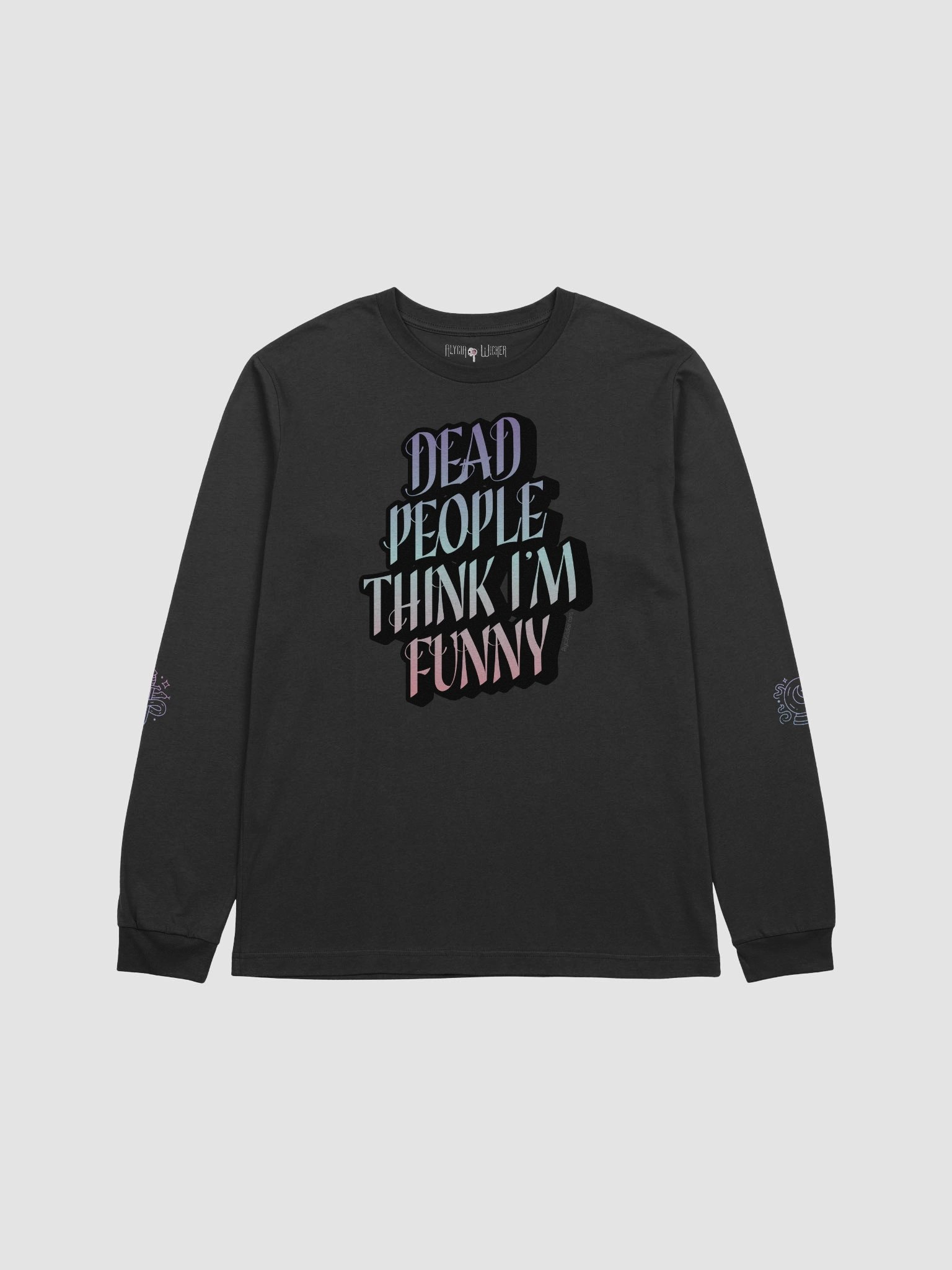 Dead People Think I’m Funny Long Sleeve Women's Tee product image (2)