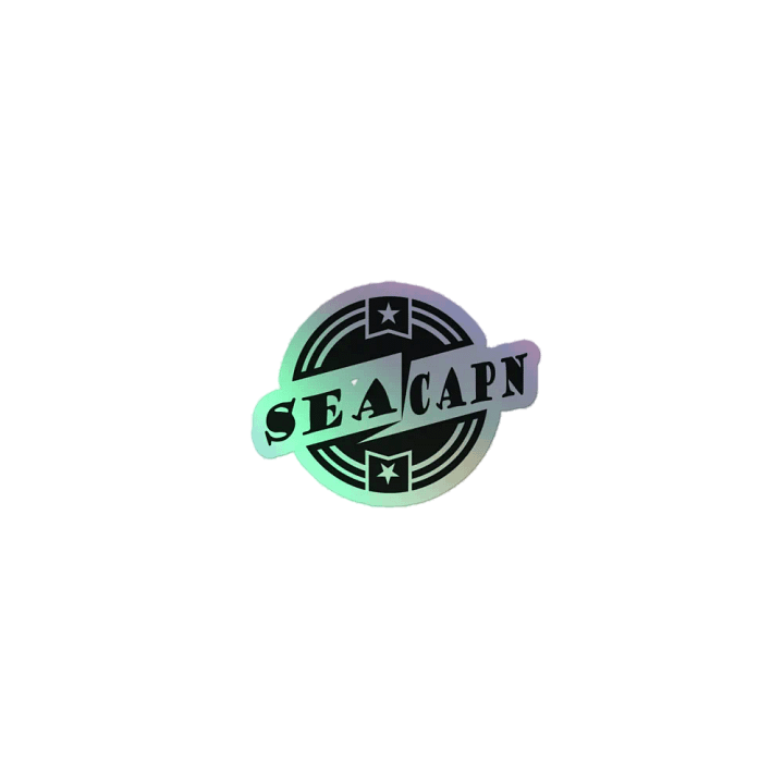 SeaCapn Holo Sticker product image (1)
