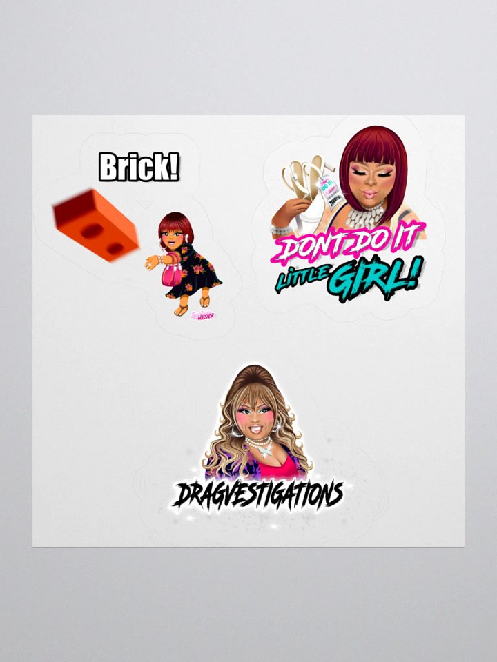 THE LUSHIOUS MASSACR STICKERS!!! product image (1)