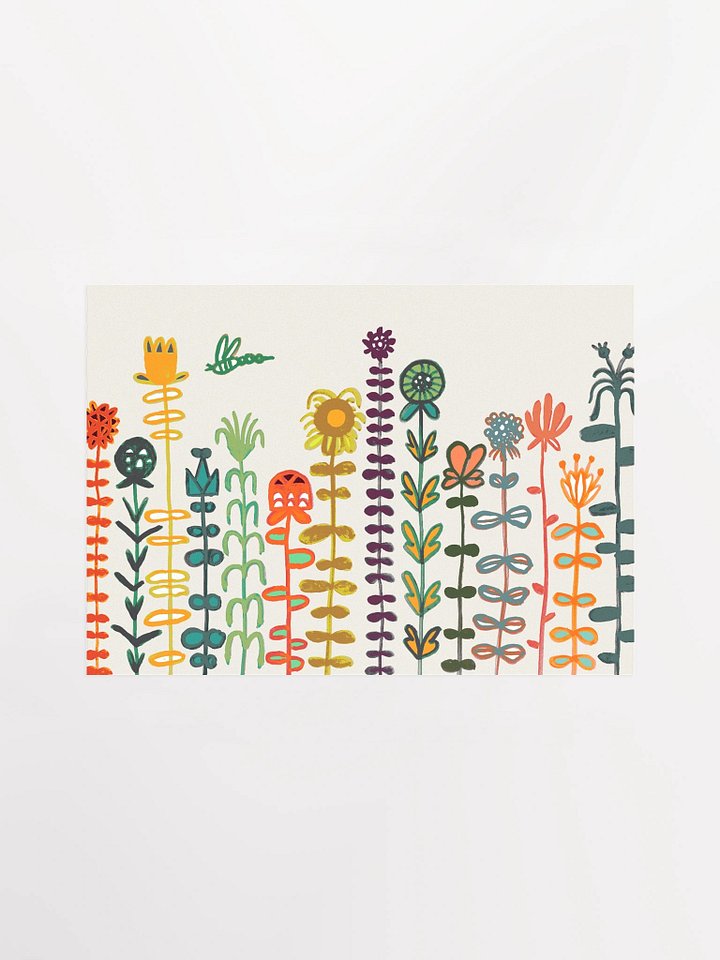 The whimsical garden art print product image (1)