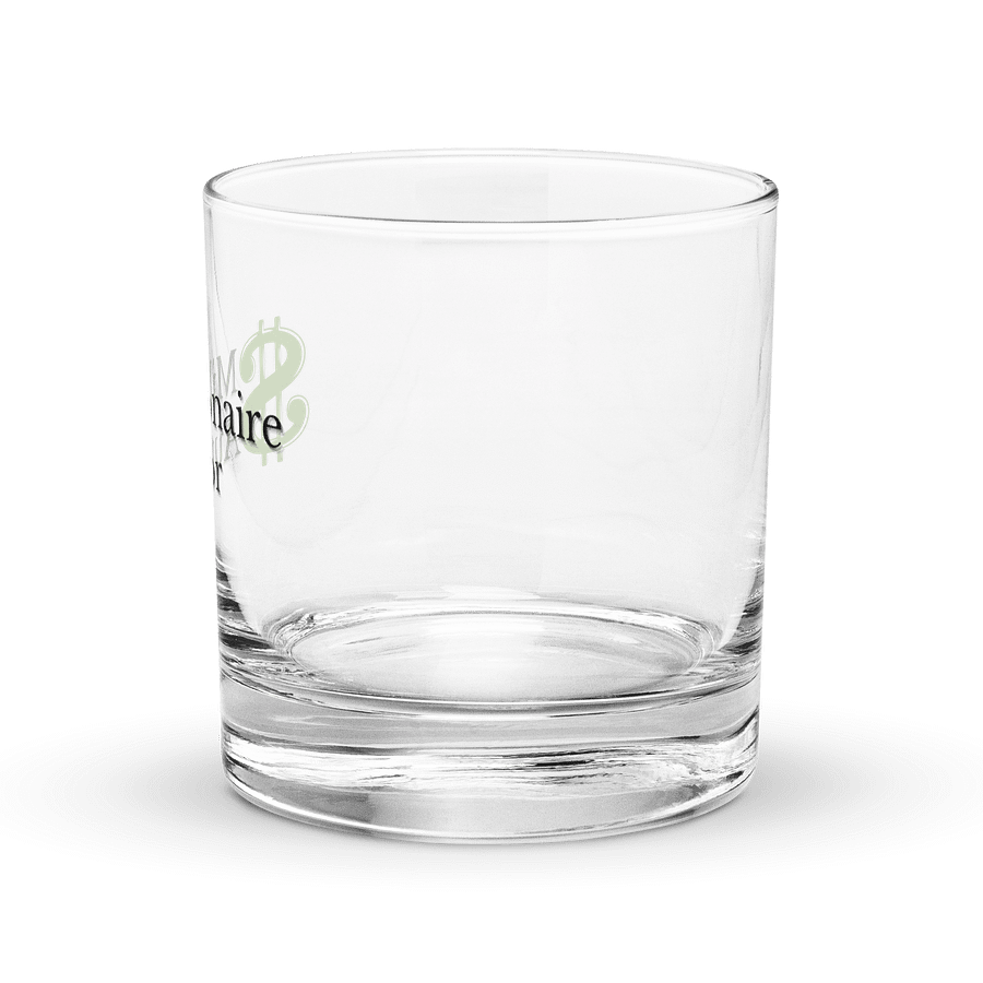 Millionaire Author Rocks Glass product image (2)