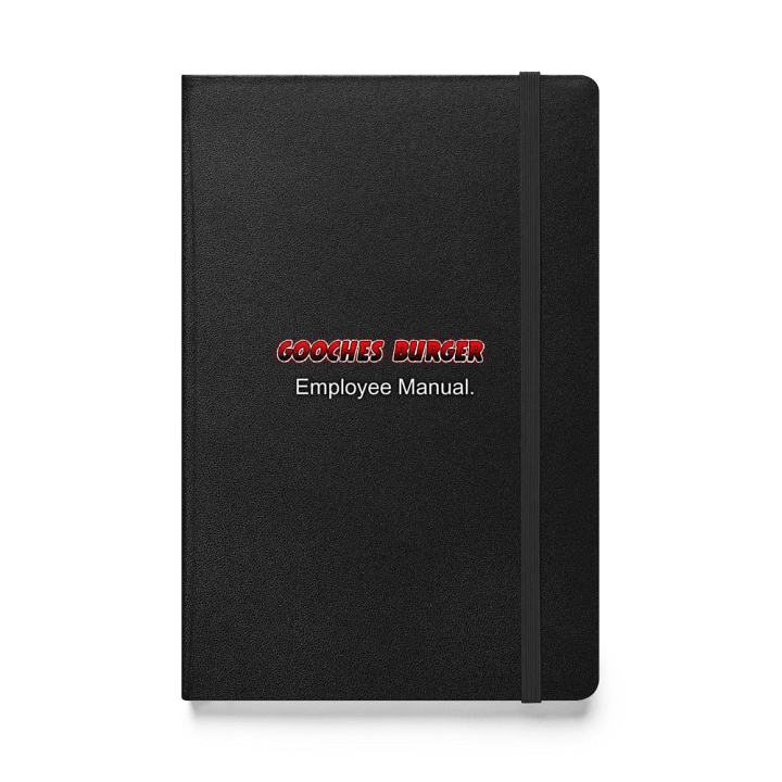 GOOCHES BURGER EMPLOYEE MANUAL (stole the book) product image (1)