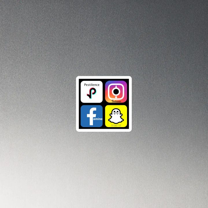 4 Apps of the Apocalypse Magnet product image (2)