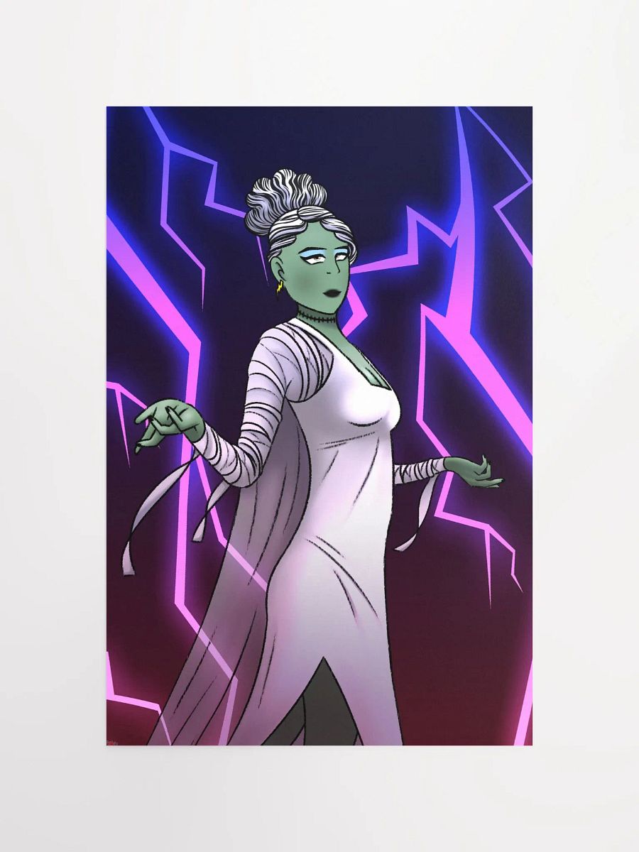 "Ingrid as the Bride of Frankenstein" Poster (no text) product image (4)