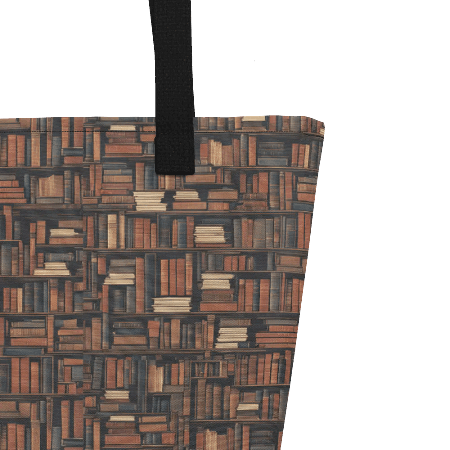 Bookshelf Pattern Books All-Over Print Tote Bag product image (8)