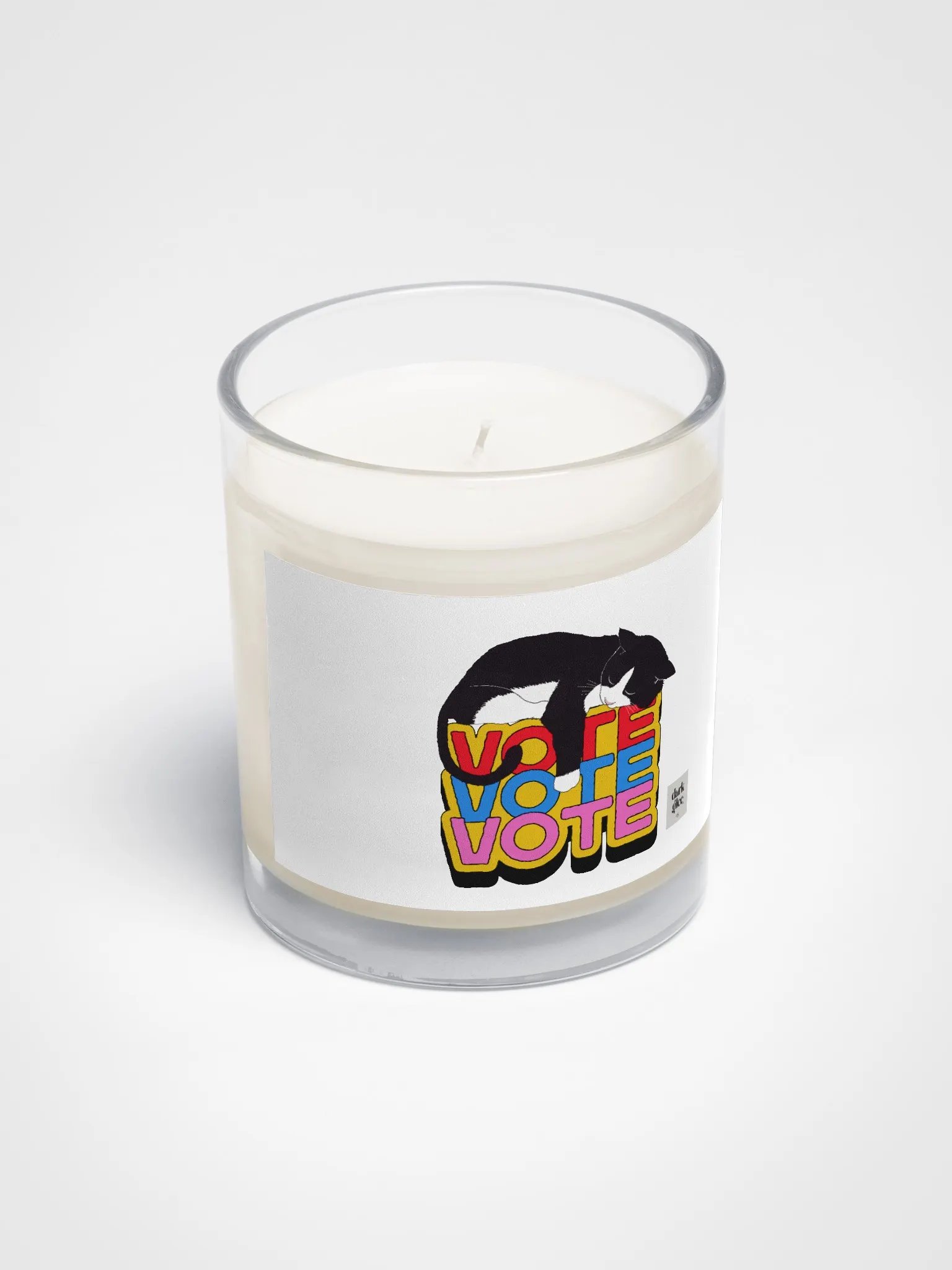 Slumbering Cat Vote Soy Wax Candle product image (2)
