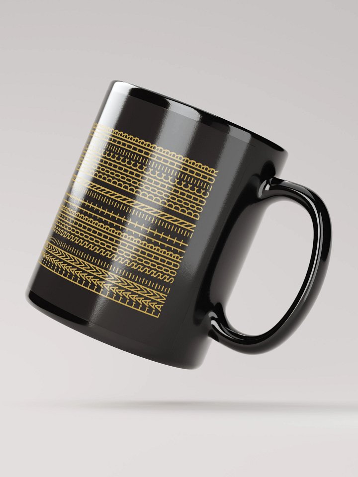 Mug Noir Codé Zen Doré - L'Ame Sourit en Douceur - Cadeau Chic product image (2)