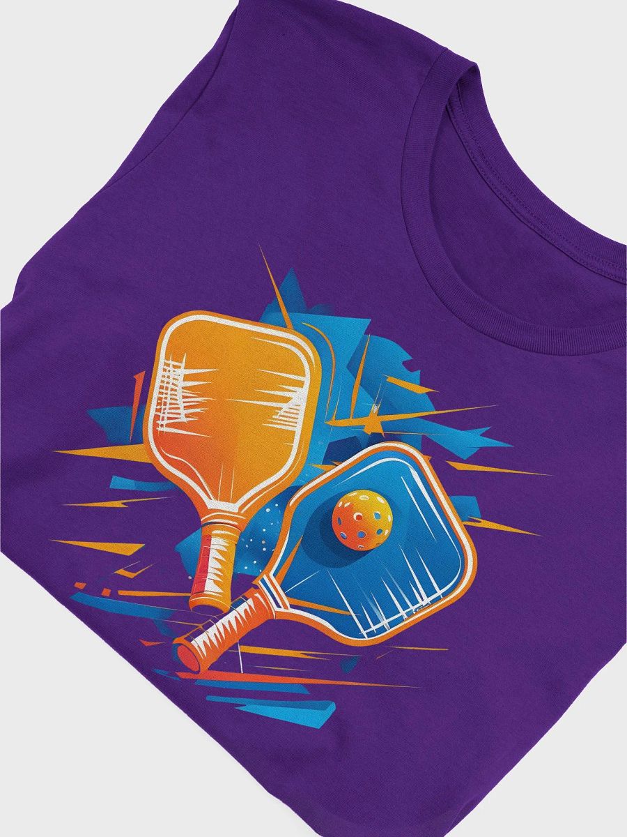 Electric Rally Pickleball Shirt – Bold Paddle & Ball Design product image (3)